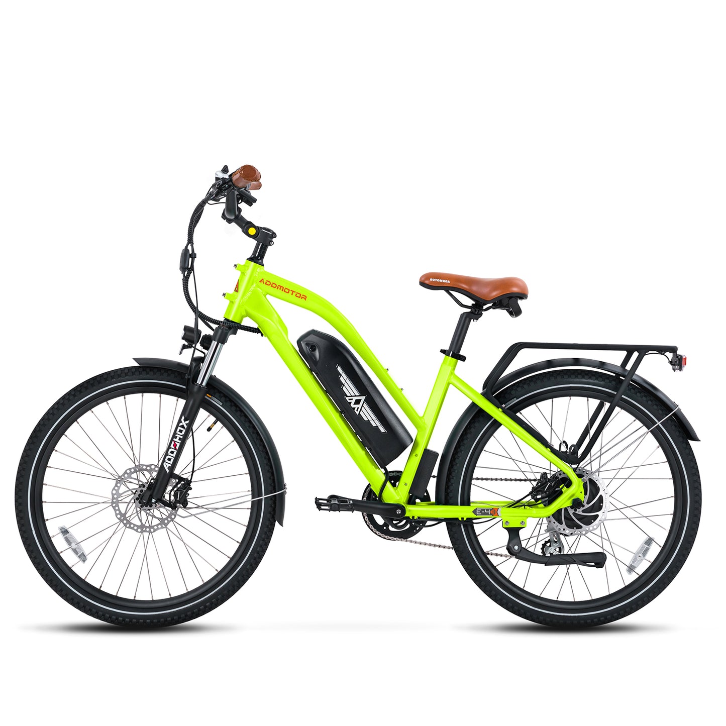 CITYPRO E-43 E-Bike Purple White Fluorescent Green