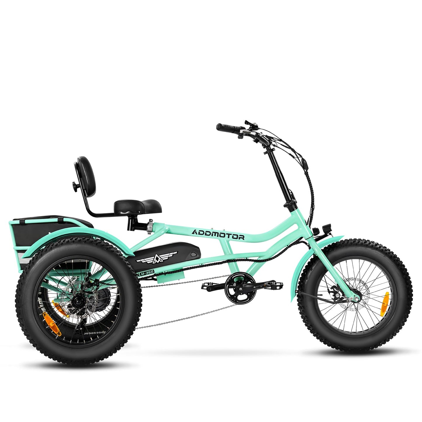 ARISETAN II M-360 2024  World's FIRST Semi-Recumbent Electric Trike| Rear Motor